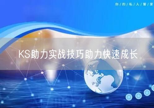 KS助力实战技巧助力快速成长