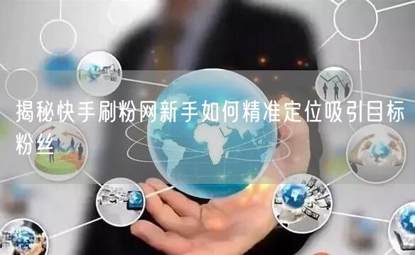 揭秘快手刷粉网新手如何精准定位吸引目标粉丝