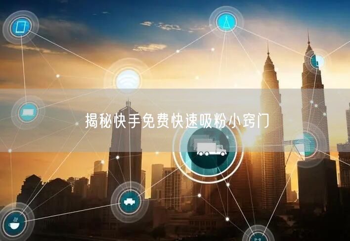 揭秘快手免费快速吸粉小窍门