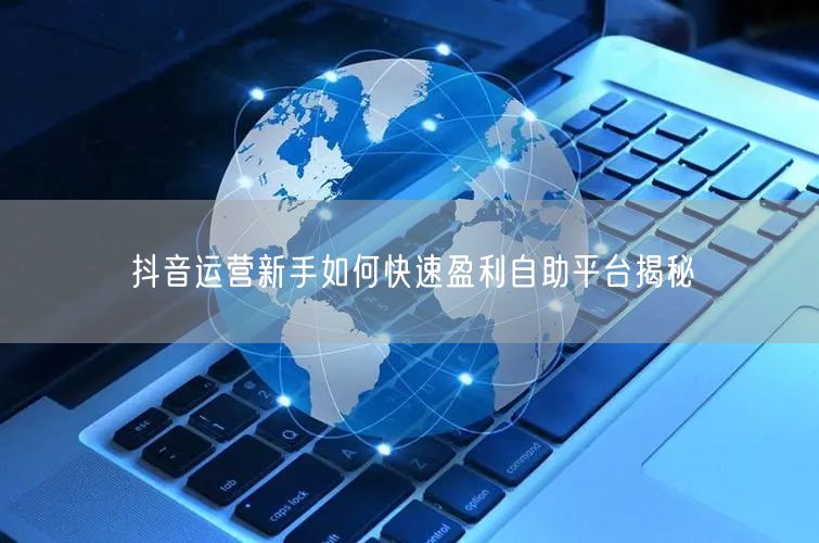 抖音运营新手如何快速盈利自助平台揭秘